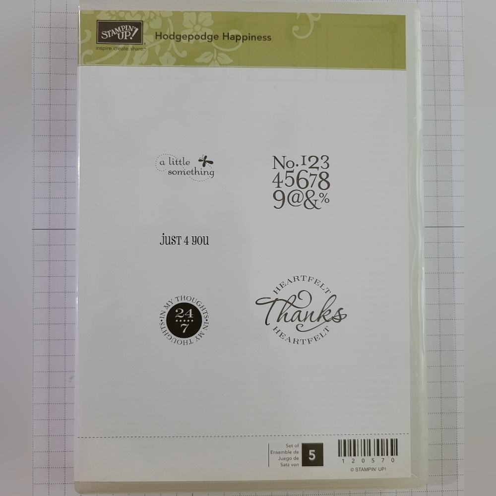🔖(3 For $20) Stampin' Up! - Hodgepodge Happiness - LIKE NEW